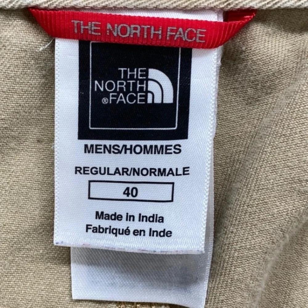 The North Face Mens Khaki Tan Cotton Twill Chino Shorts Size‎ 40 Regular Fit